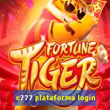 c777 plataforma login